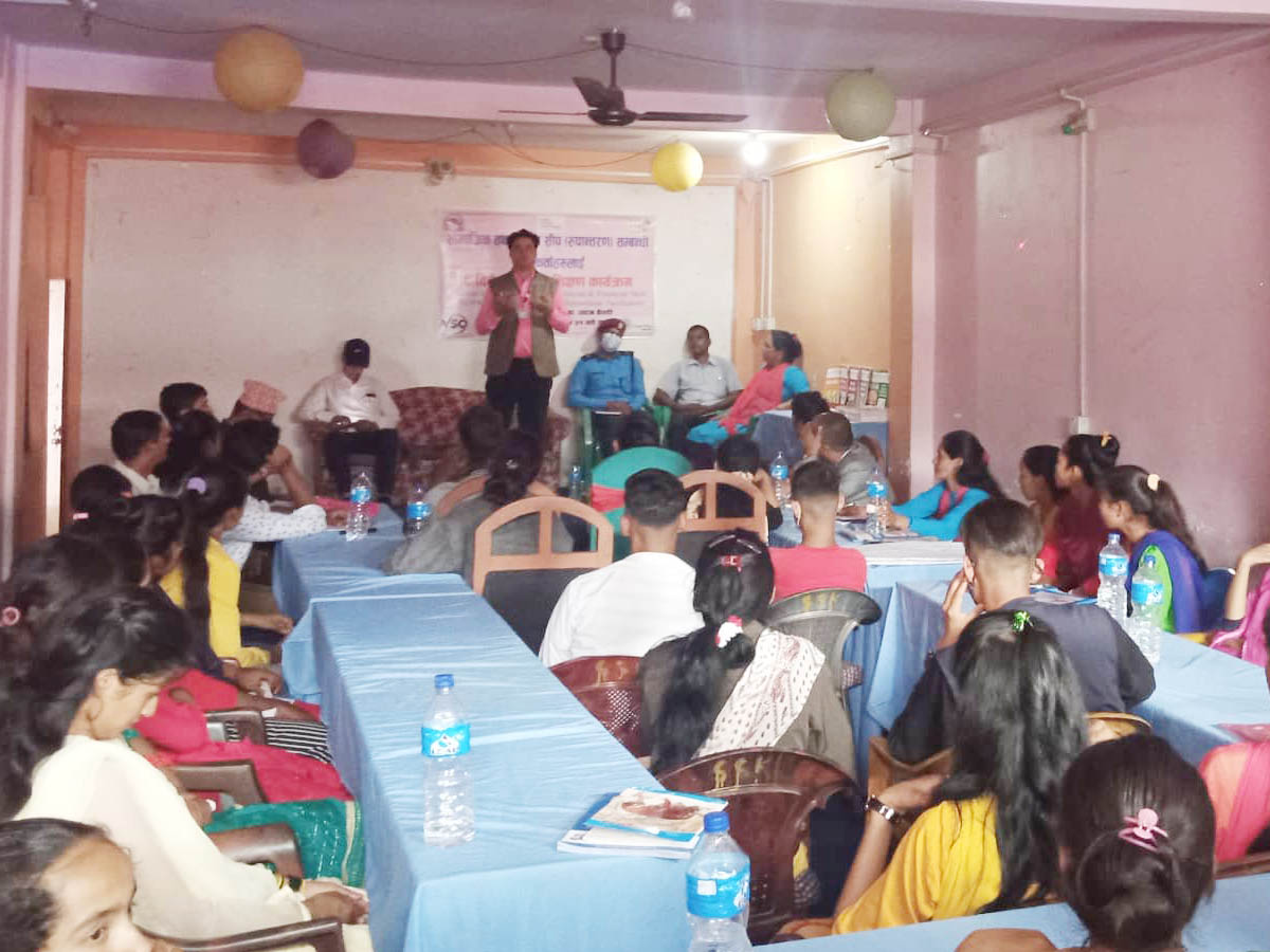 बैतडीमा किशोरकिशोरी सहजकर्ताका लागि प्रशिक्षक प्रशिक्षण तालिम शुरु 